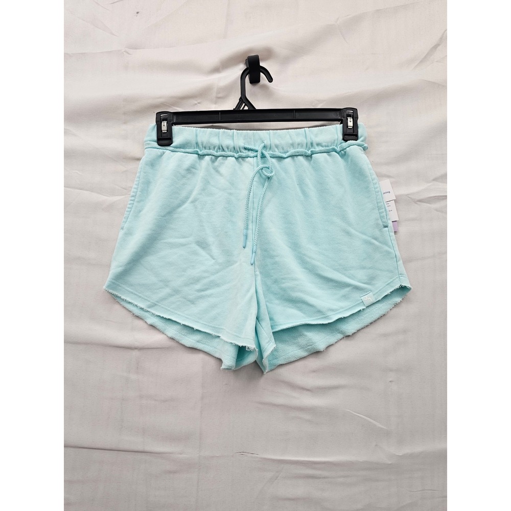 JoyLab Womens Athletic Shorts Blue Cotton Blend Casual Size Small